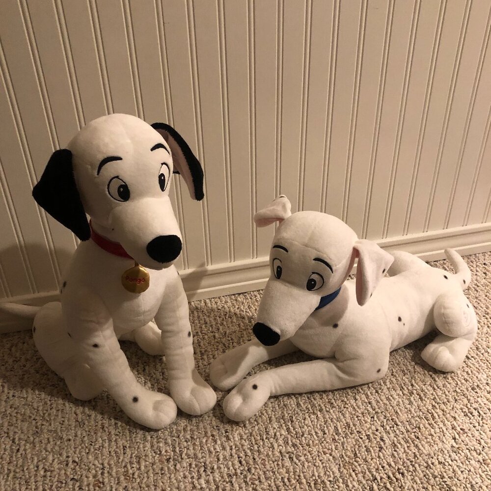 Disney Store 101 Dalmatians Pongo and Perdita Plush